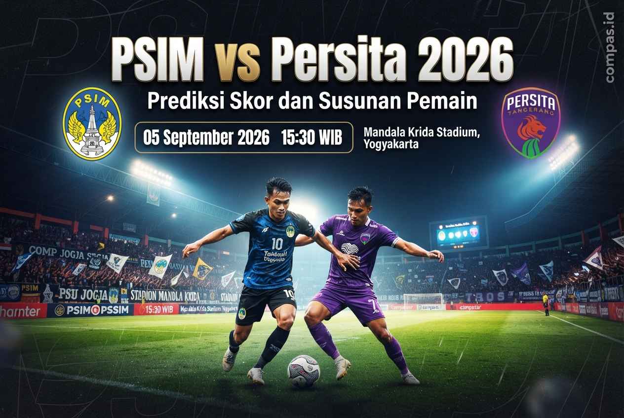 PSIM vs Persita 2026: Prediksi Skor dan Susunan Pemain
