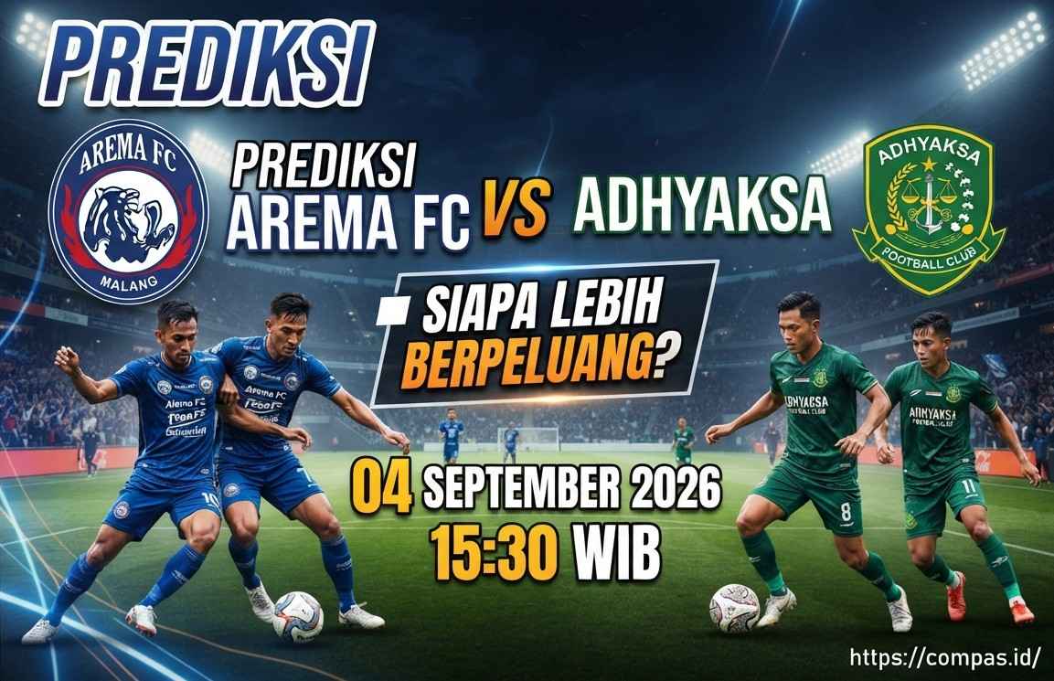 Prediksi Arema FC vs Adhyaksa: Siapa Lebih Berpeluang?