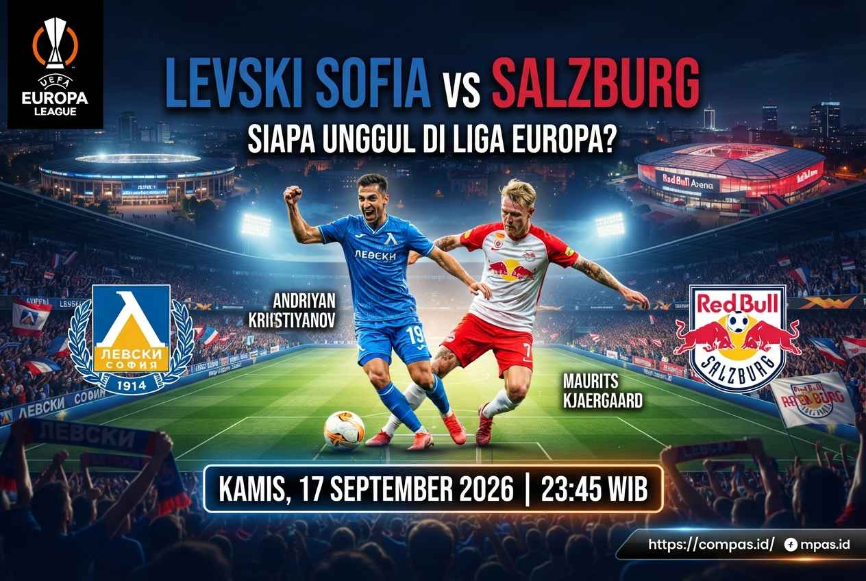 Duel Levski Sofia vs Salzburg, Siapa Unggul di Liga Europa?