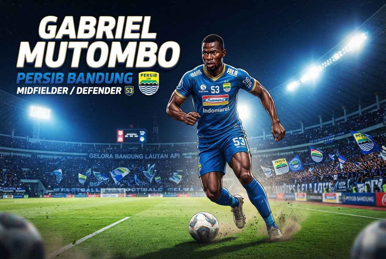 Gabriel Mutombo Profil Pemain Persib: Karier dan Statistik Lengkap