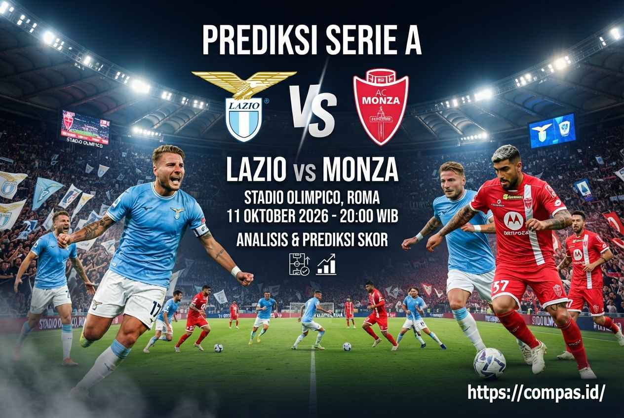Lazio vs Monza: Prediksi Line Up dan Skor Akurat Serie A