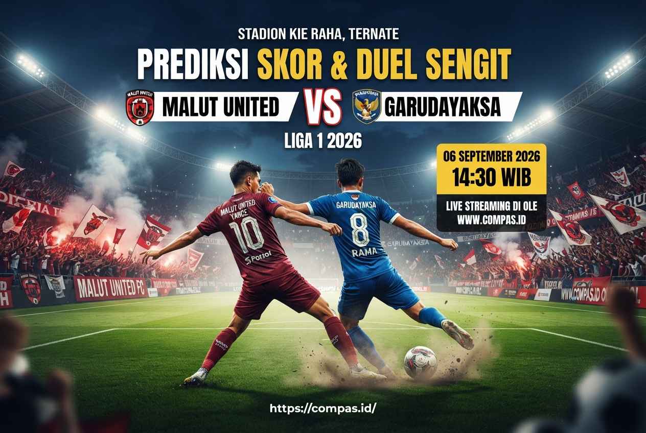 Malut United vs Garudayaksa: Prediksi Skor dan Duel Sengit Liga 1 2026