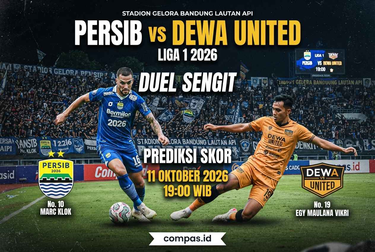 Persib vs Dewa United 2026: Duel Sengit, Simak Prediksi Skor