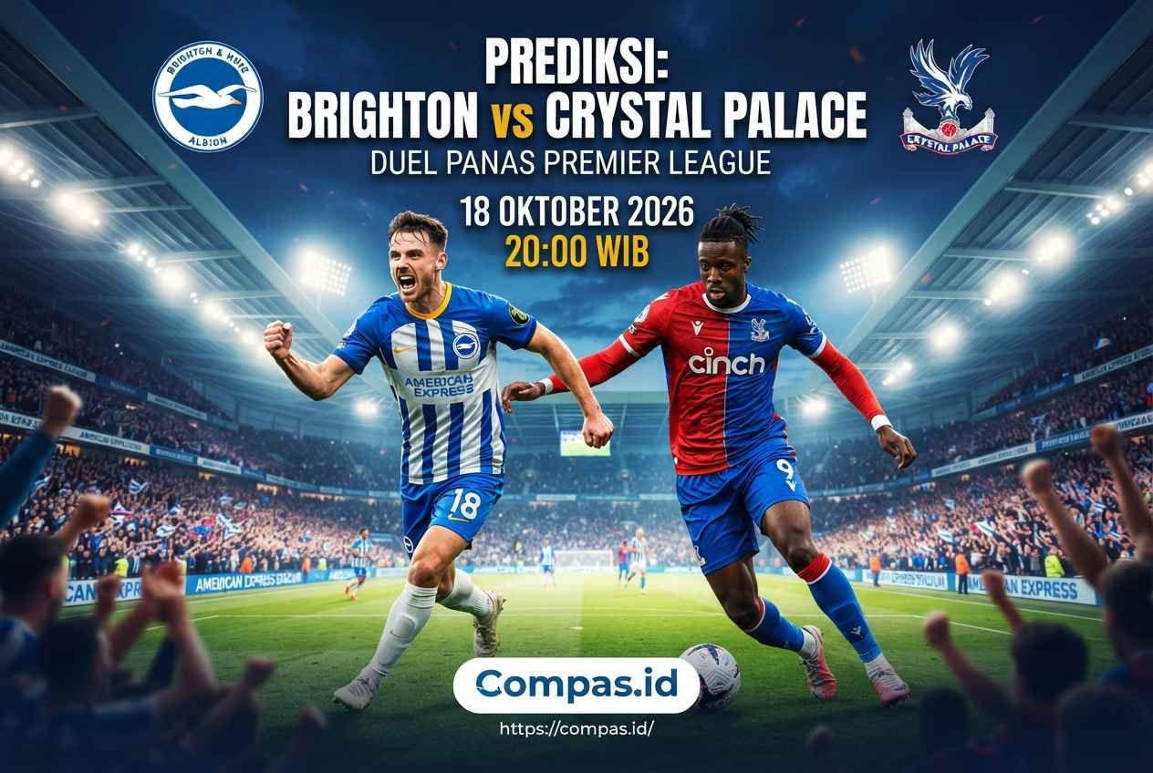 Prediksi Brighton vs Crystal Palace: Duel Panas Premier League