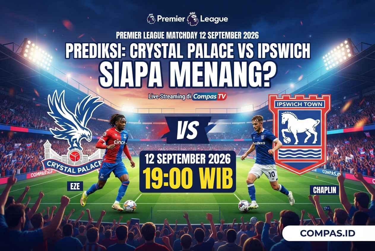 Prediksi Crystal Palace vs Ipswich 12 September, Siapa Menang?
