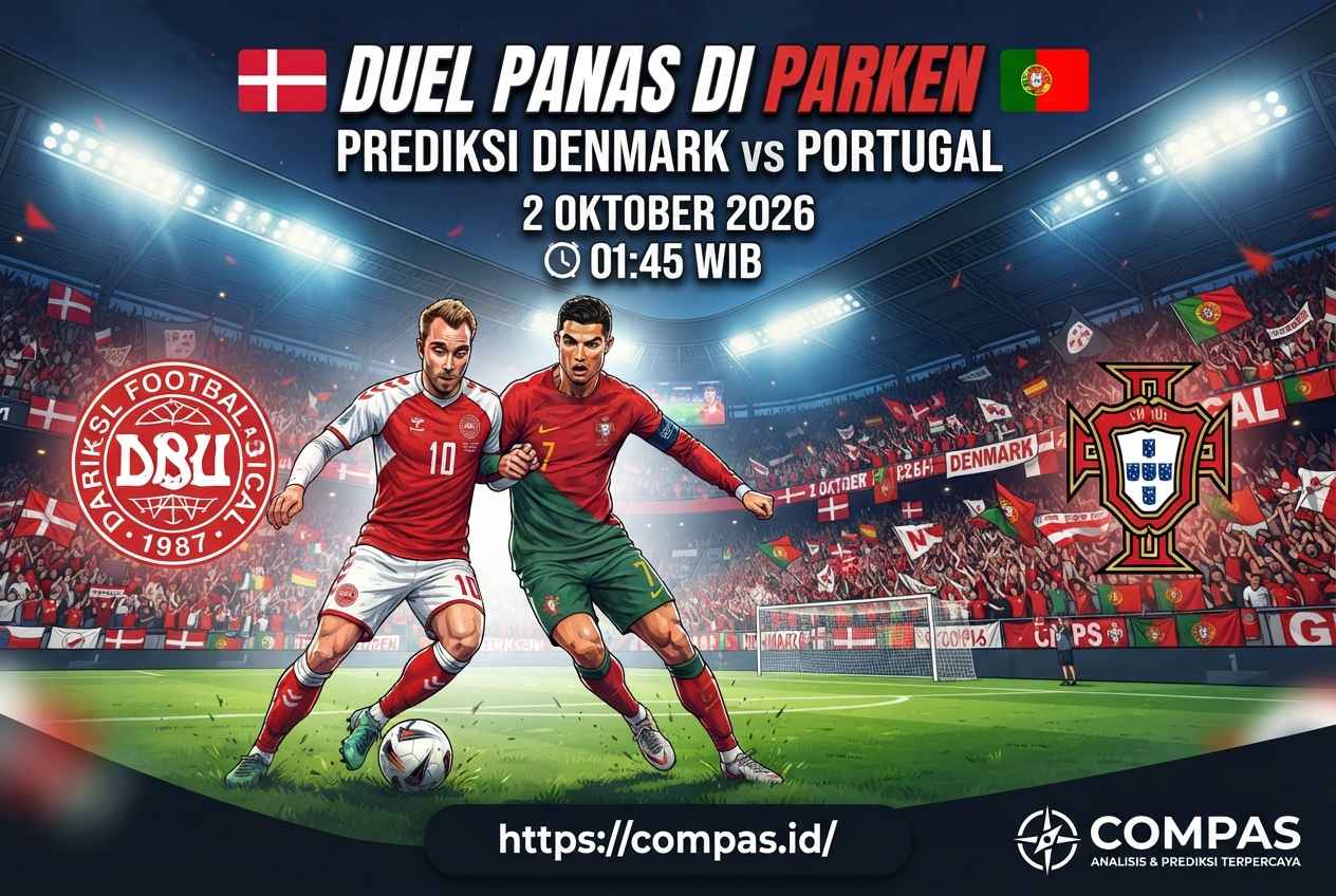 Prediksi Denmark vs Portugal, Duel Panas di Parken 2 Oktober