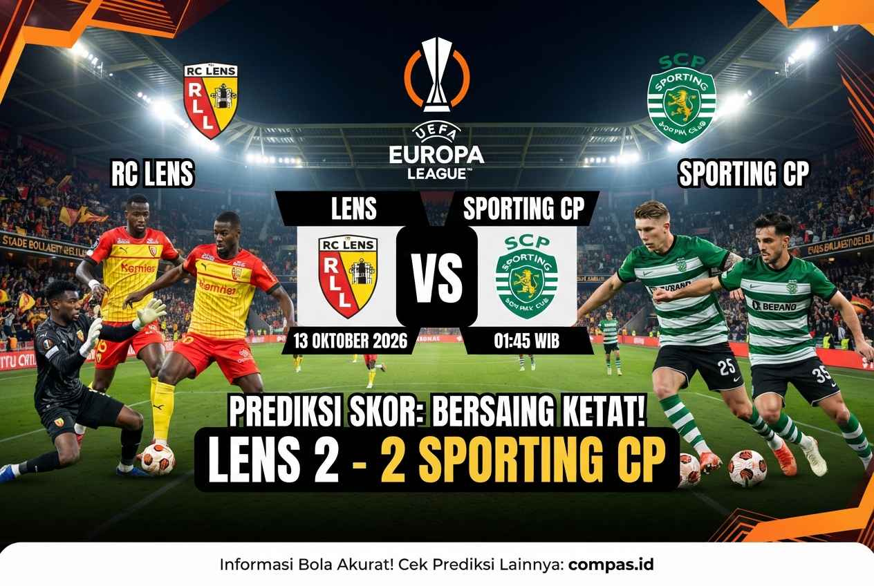 Prediksi Lens vs Sporting CP 13 Oktober: Ini Prediksi Skornya