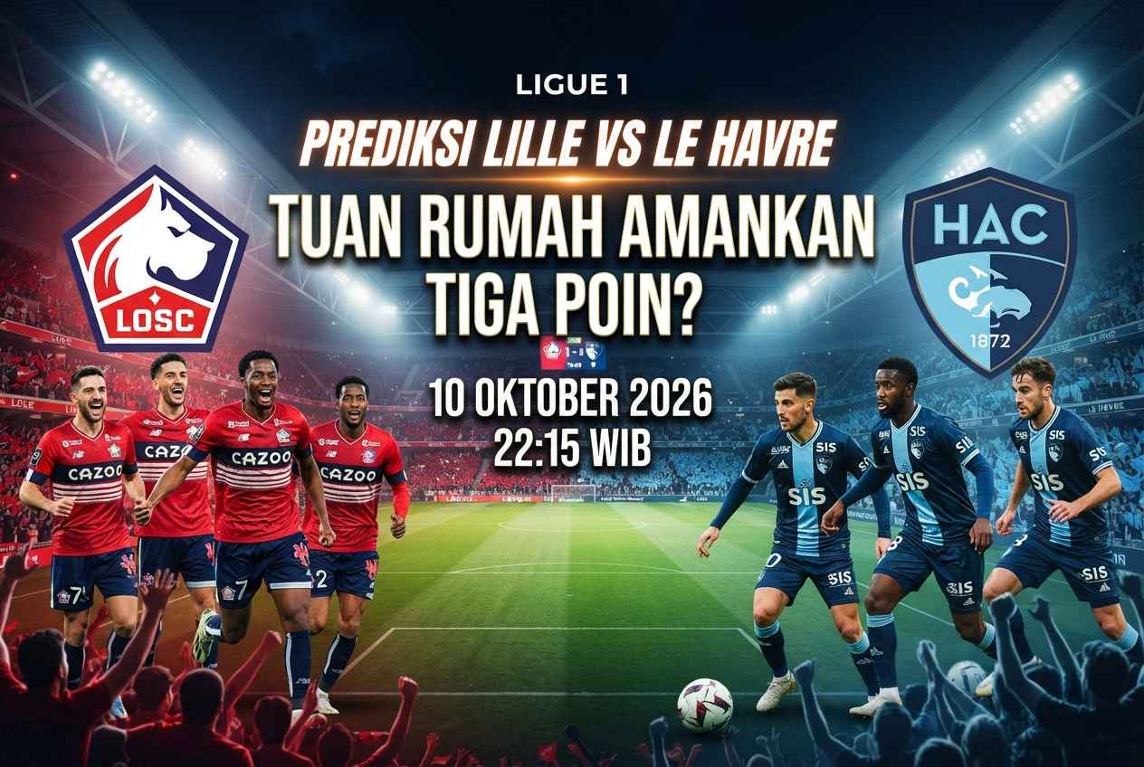 Prediksi Lille vs Le Havre, Tuan Rumah Amankan Tiga Poin?