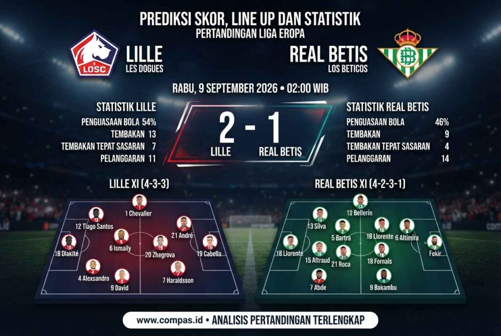 Prediksi Lille vs Real Betis: Akankah Betis Kembali Bikin Kejutan?