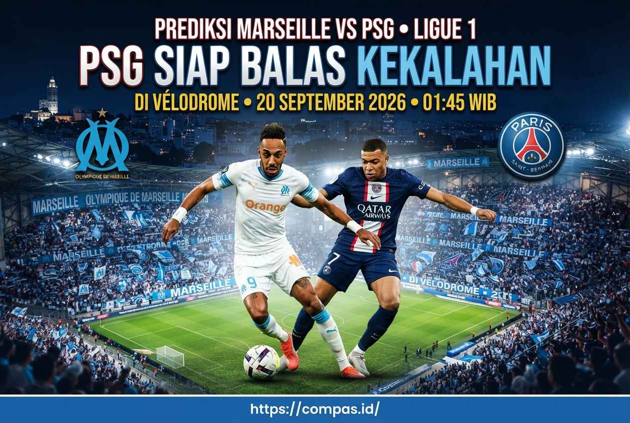 Prediksi Marseille vs PSG, PSG Siap Balas Kekalahan di Vélodrome