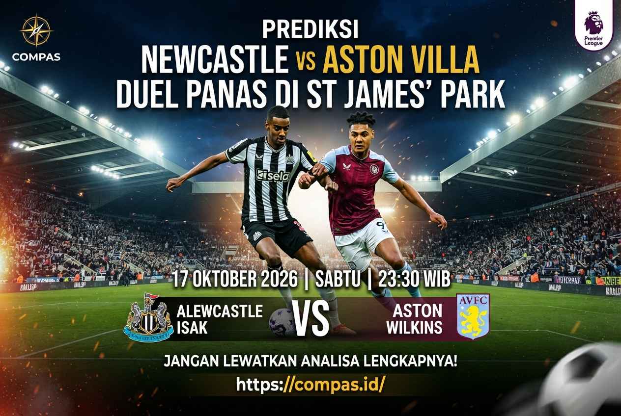 Prediksi Newcastle vs Aston Villa: Duel Panas di St James’ Park