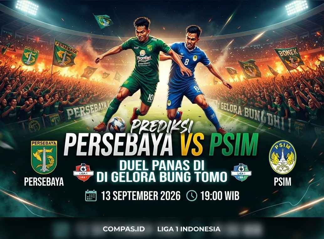 Prediksi Persebaya vs PSIM: Duel Panas di Gelora Bung Tomo