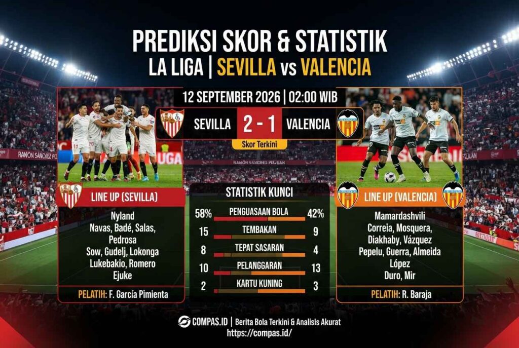 Prediksi Sevilla vs Valencia: Duel Panas, Siapa Menang?