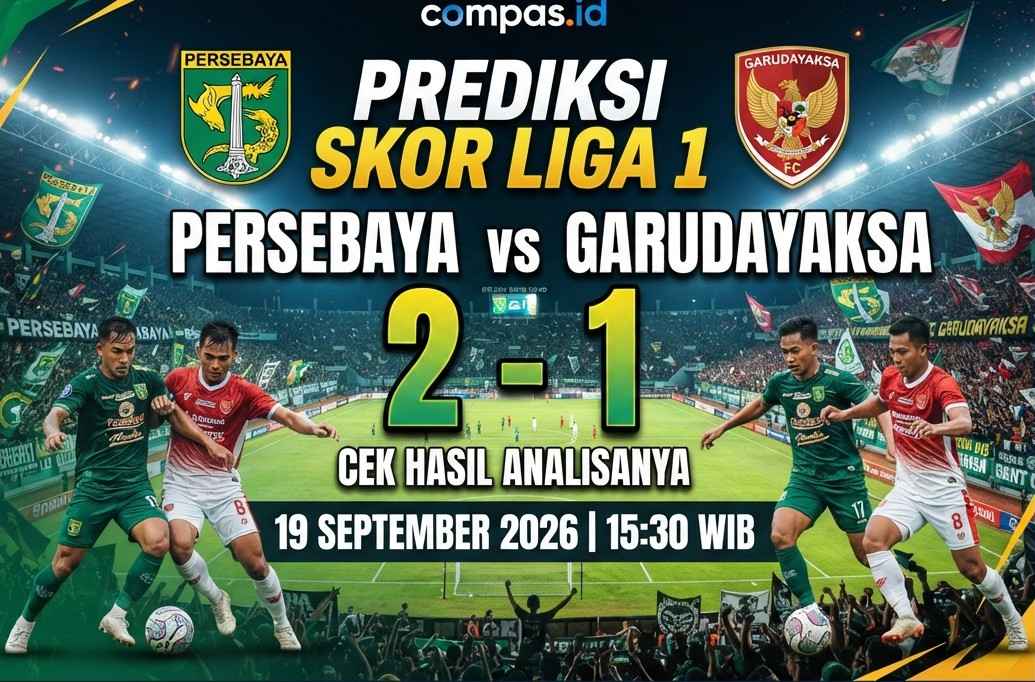 Prediksi Skor Persebaya vs Garudayaksa, Cek Hasil Analisanya