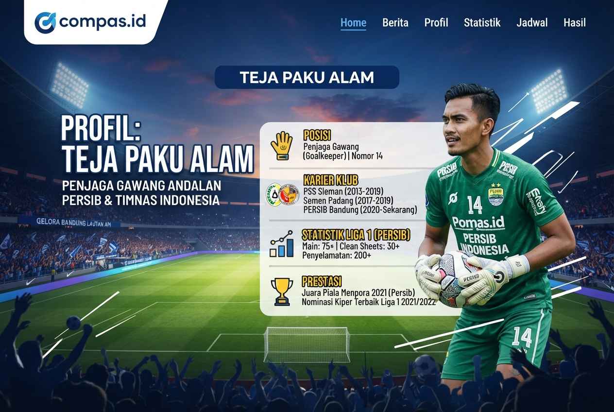 Profil Teja Paku Alam Lengkap: Posisi, Karier, Statistik dan Prestasi
