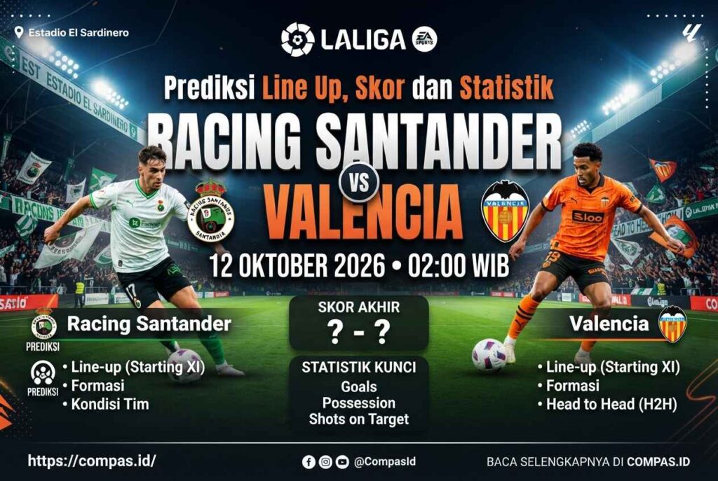 Racing Santander vs Valencia: Duel Sengit di El Sardinero