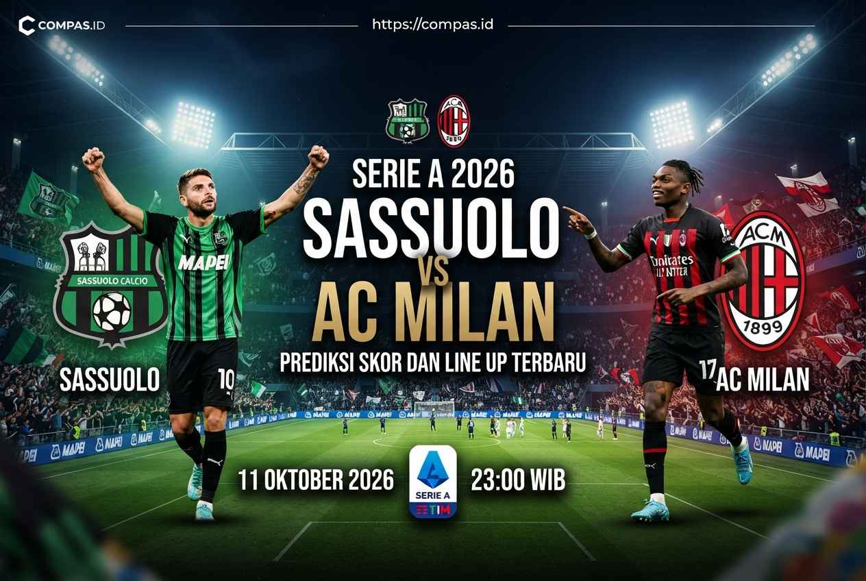 Sassuolo vs AC Milan 2026: Prediksi Skor dan Line Up Terbaru