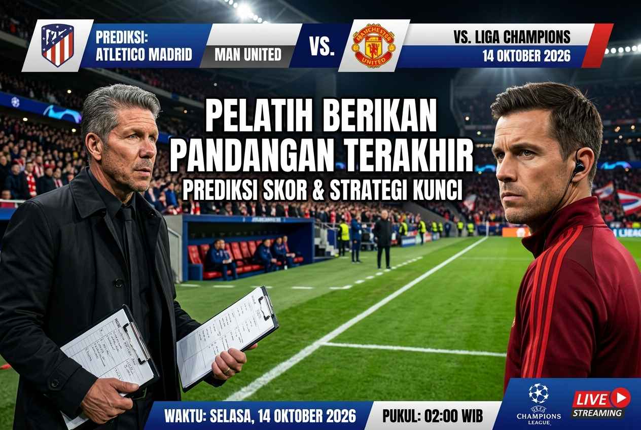 Atletico Madrid vs Man United: Setan Merah Bisa Menang?