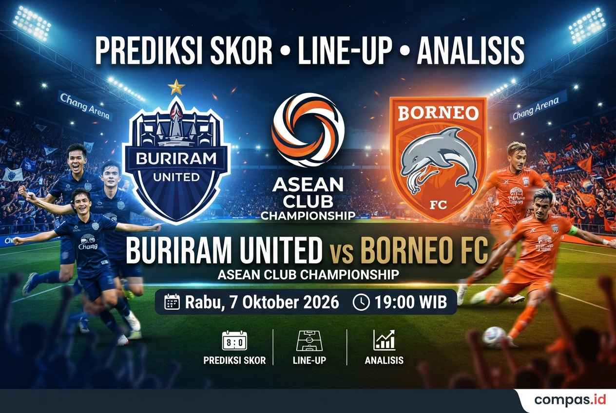 Buriram vs Borneo FC: Prediksi Skor, Line Up dan Analisis