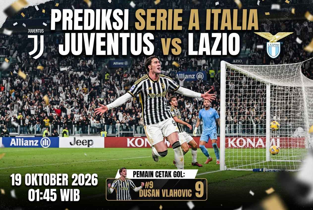 Juventus vs Lazio: Prediksi Skor dan Duel Panas Serie A