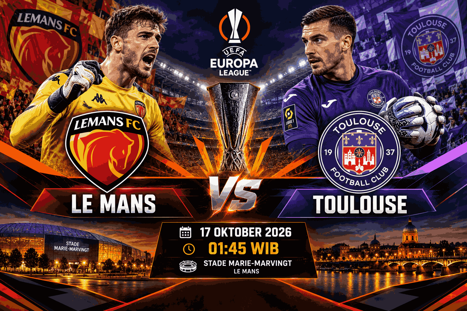 Le Mans vs Toulouse: Promosi Bikin Kejutan? Ini Prediksi Skornya