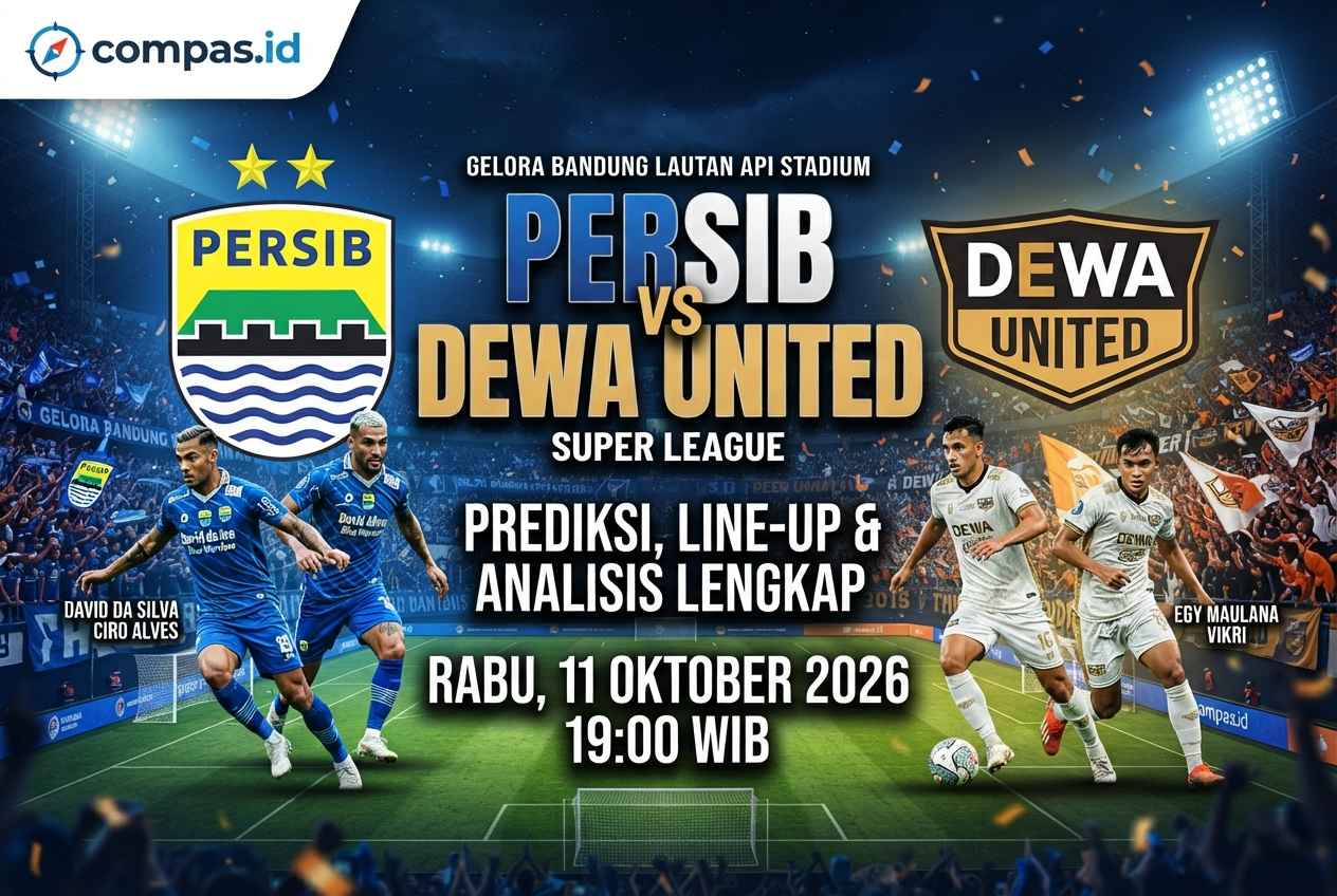 Persib vs Dewa United: Prediksi, Line Up dan Analisis Lengkap
