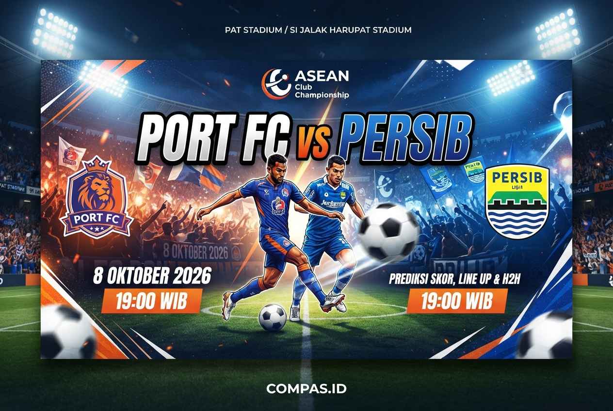 Port FC vs Persib 8 Oktober: Prediksi Skor, Line Up & H2H
