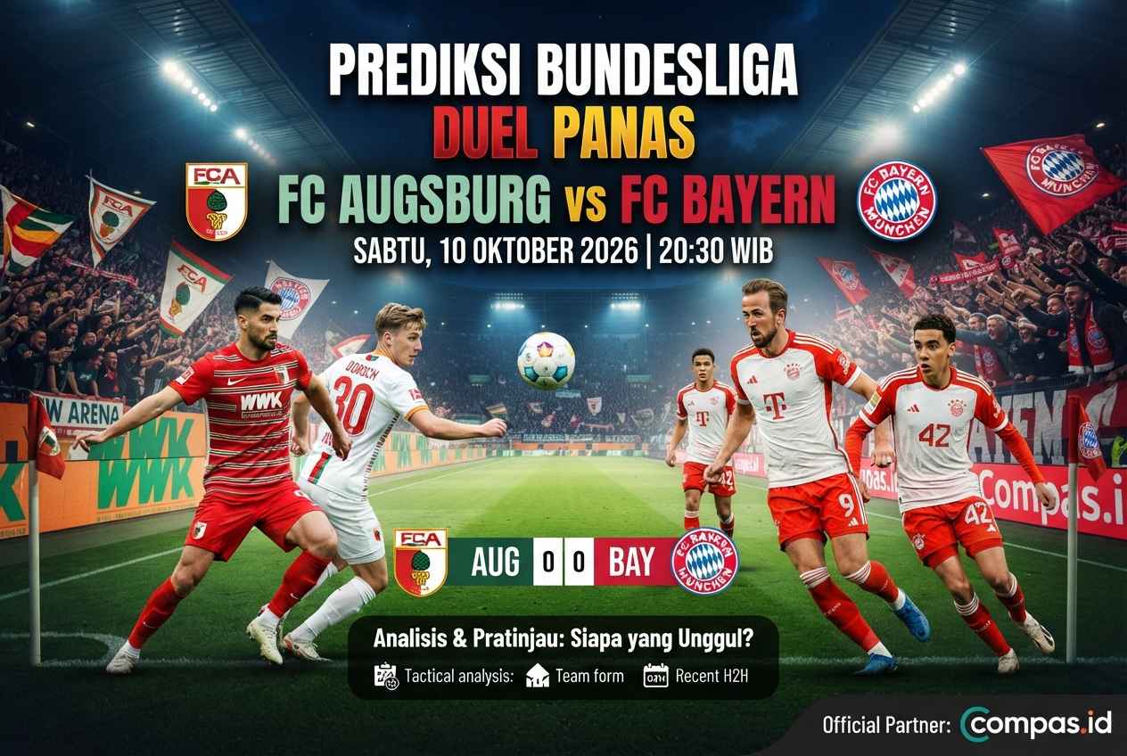 Prediksi Augsburg vs Bayern 10 Oktober, Duel Panas Bundesliga