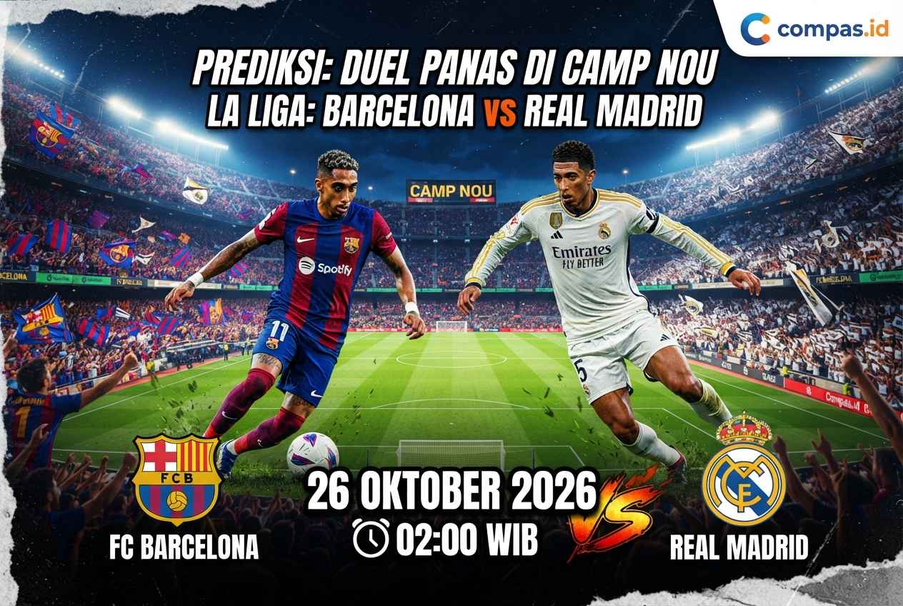 Prediksi Barcelona vs Real Madrid: Duel Panas di Camp Nou