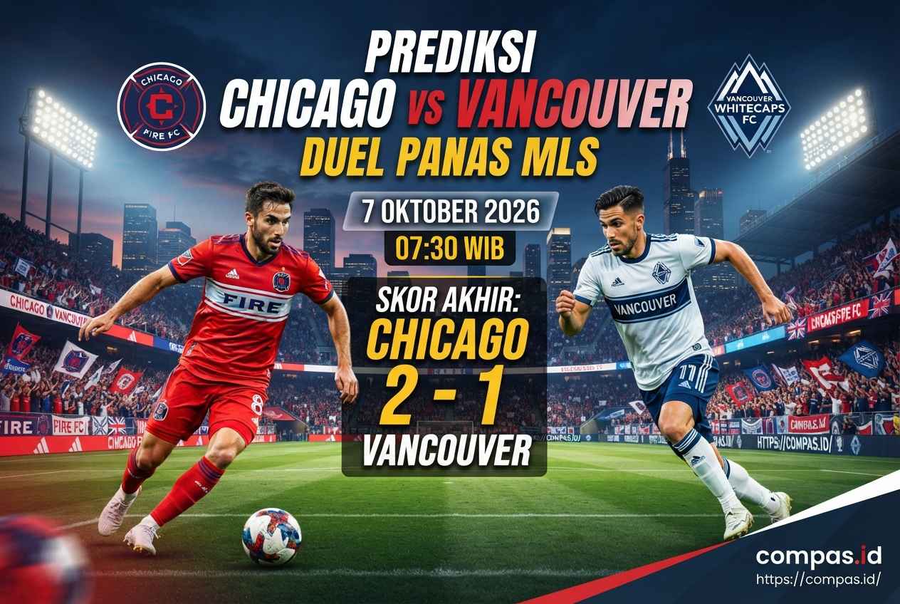 Prediksi Chicago vs Vancouver: Duel Panas MLS dan Skor Akhir