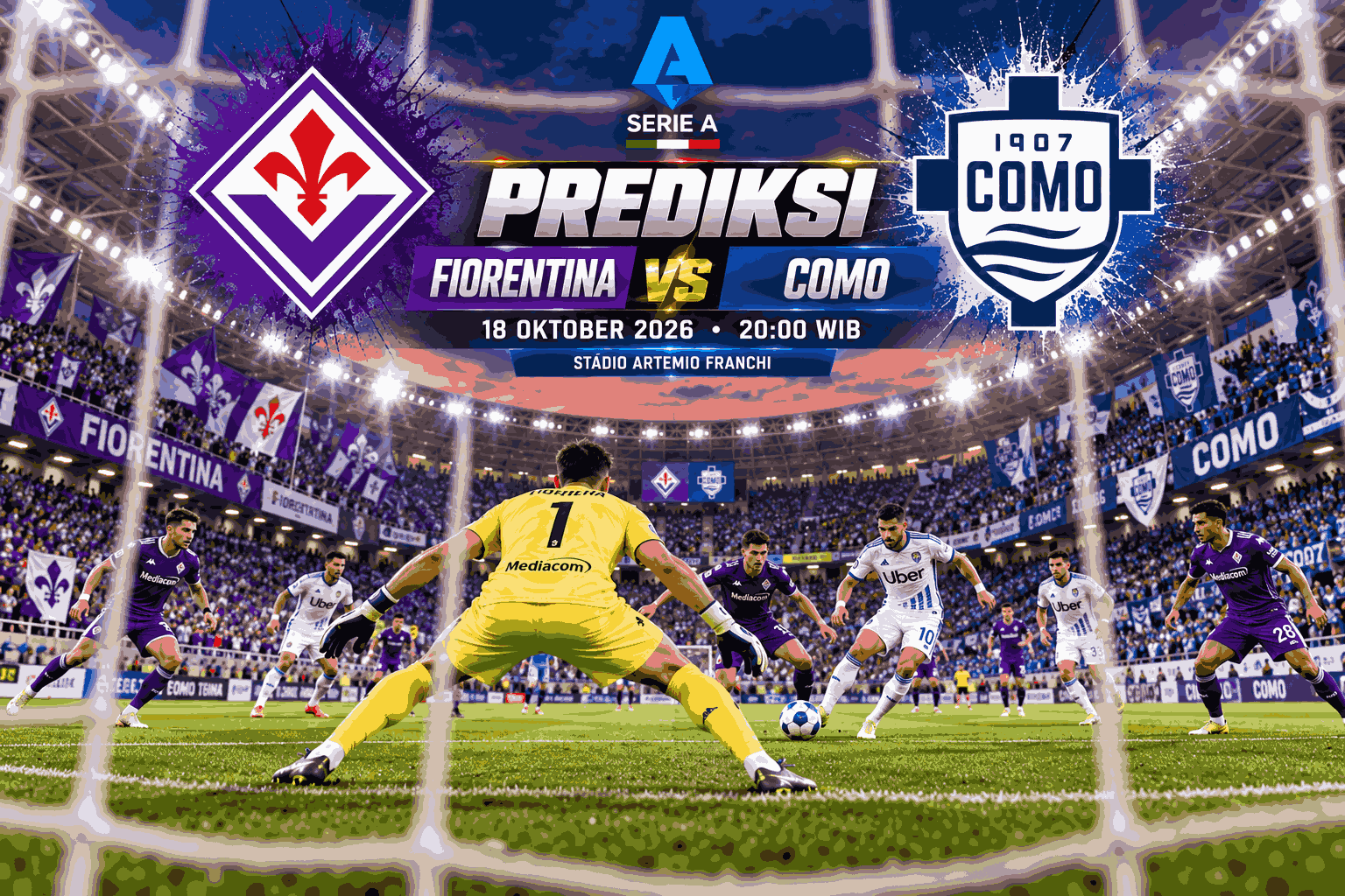 Prediksi Fiorentina vs Como: La Viola Wajib Waspada Tamu Garang