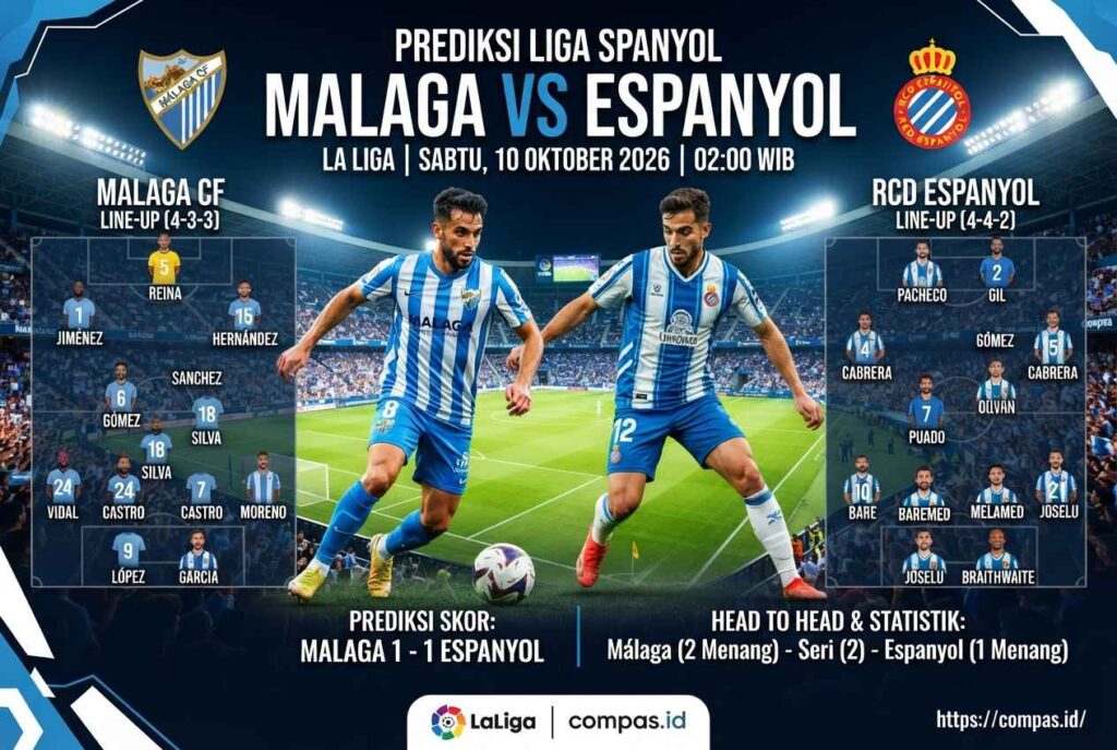 Prediksi Malaga vs Espanyol: Siapa Paling Siap Menang di Rosaleda?
