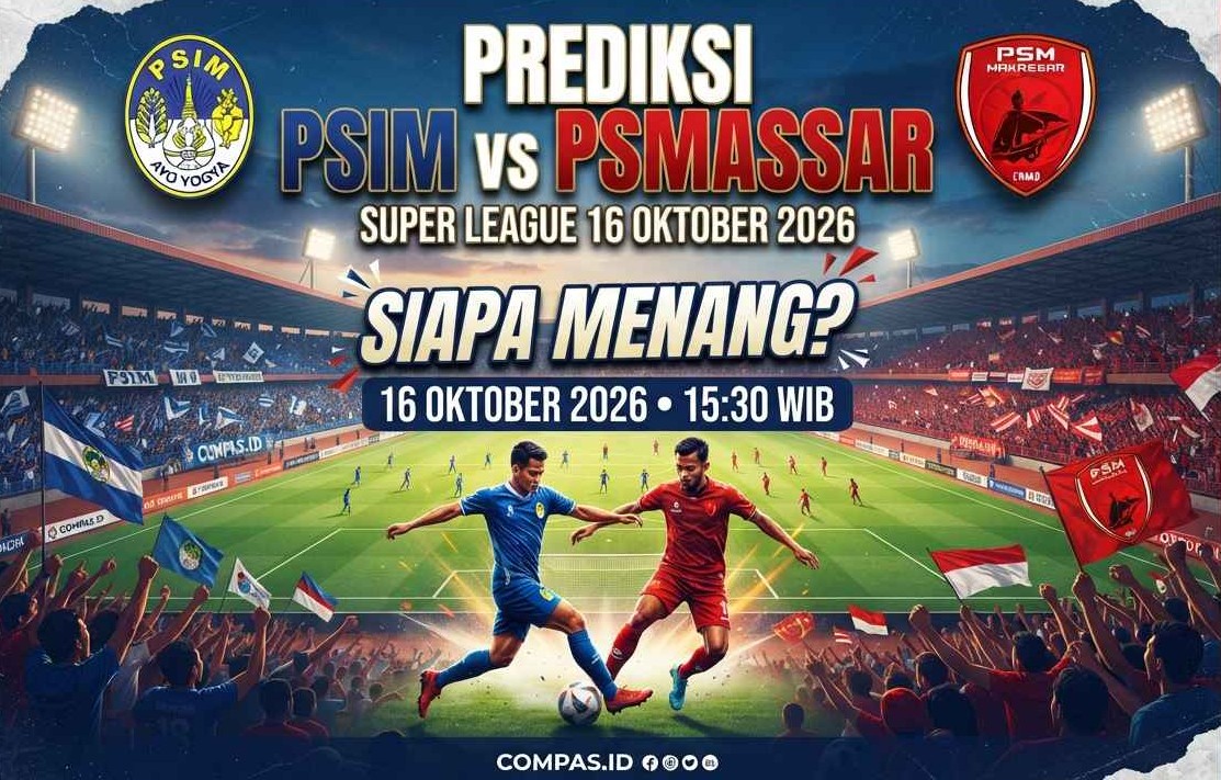 Prediksi PSIM vs PSM Makassar 16 Oktober 2026, Siapa Menang?