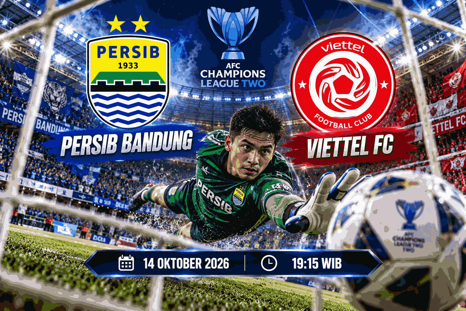 Prediksi Persib vs Viettel FC: Peluang Menang Maung Bandung