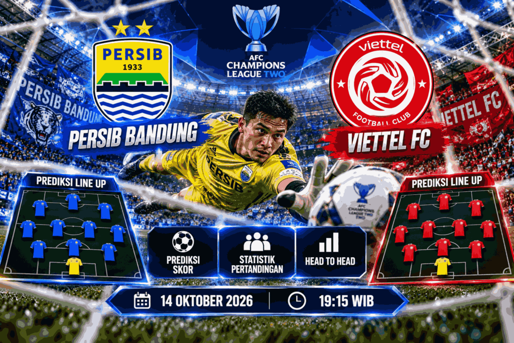 Prediksi Persib vs Viettel FC: Peluang Menang Maung Bandung