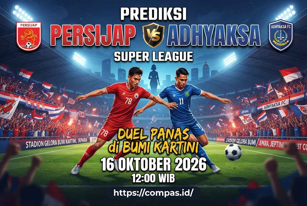 Prediksi Persijap vs Adhyaksa, Duel Panas di Bumi Kartini