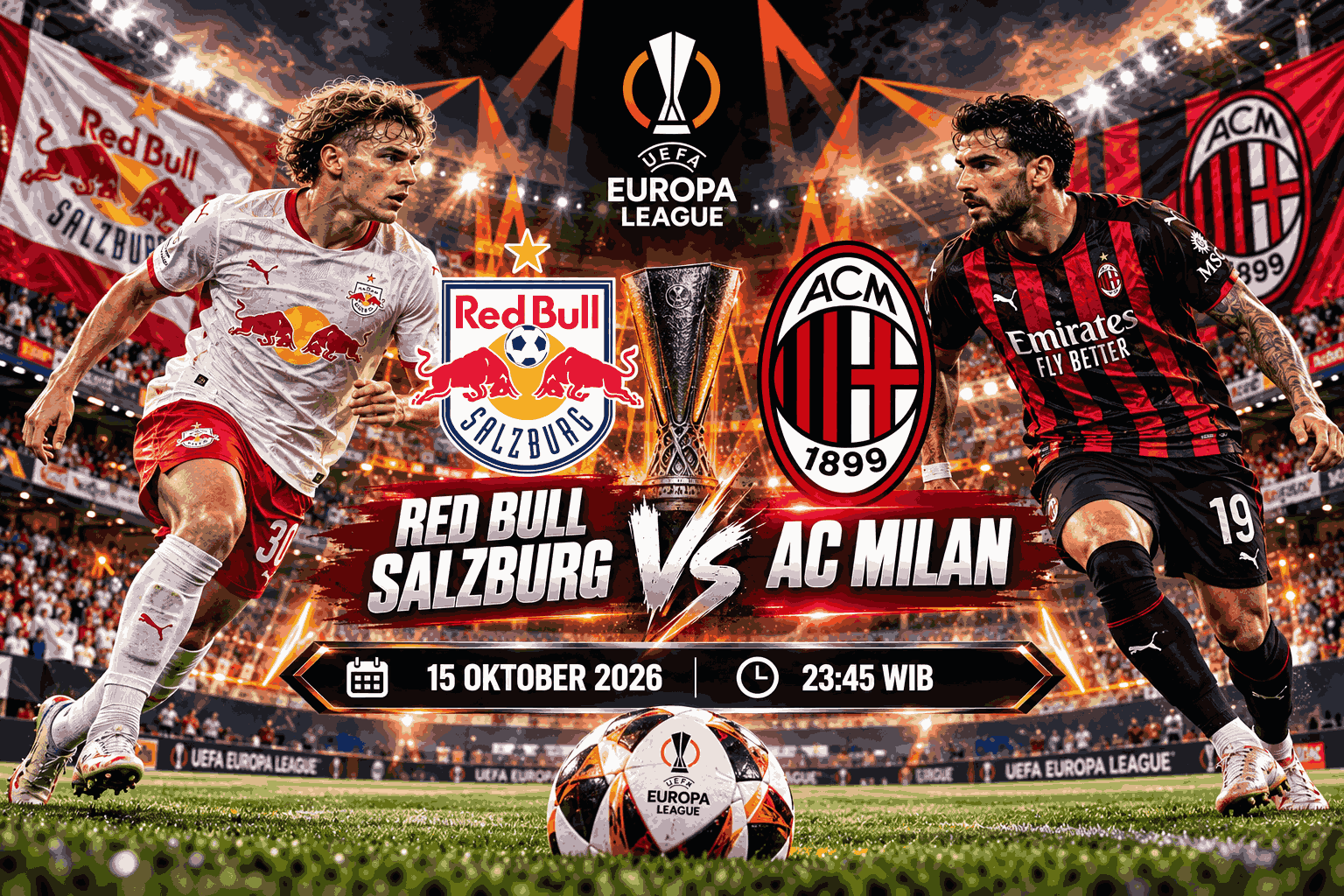 Prediksi Salzburg VS AC Milan 15 Okt 2026: Siapa Curi 3 Poin?