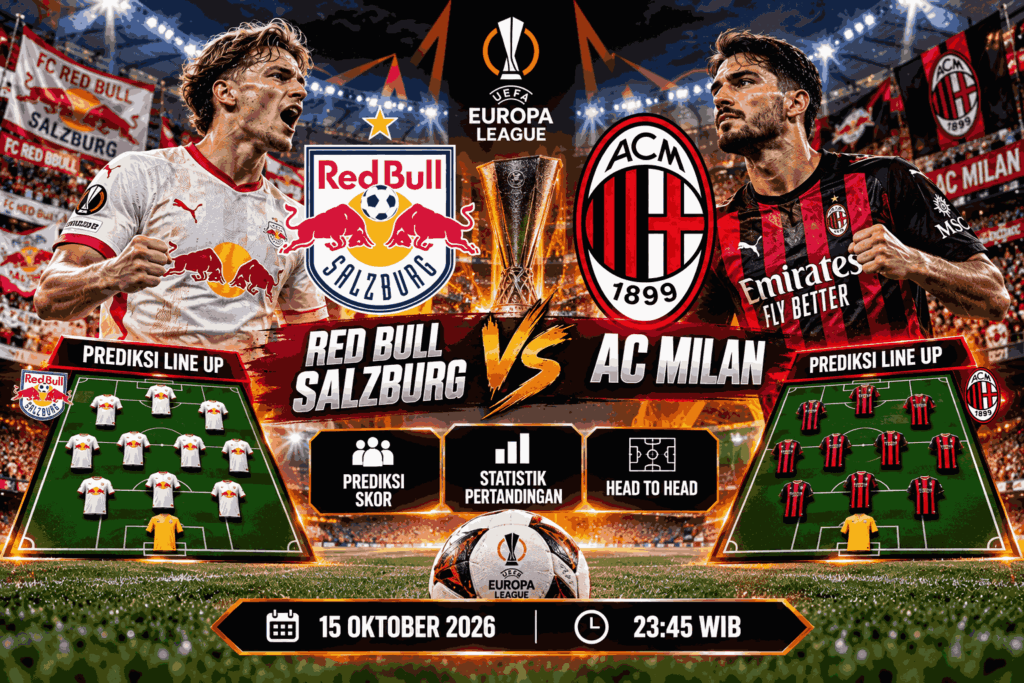 Prediksi Salzburg VS AC Milan 15 Okt 2026: Siapa Curi 3 Poin?