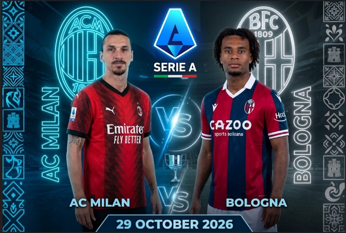Prediksi Skor AC Milan vs Bologna 29 Oktober 2026