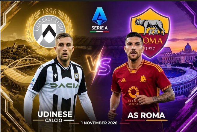 Prediksi Skor Udinese vs AS Roma 1 November 2026