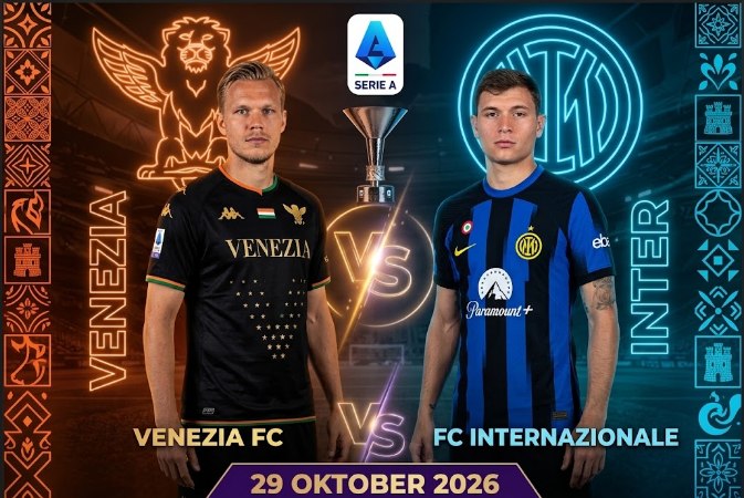 Prediksi Skor Venezia vs Inter Milan 29 Oktober 2026